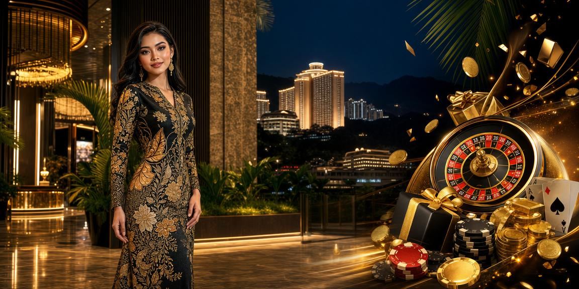 Suasana permainan kasino roulette di kawasan peranginan Genting Highlands Malaysia