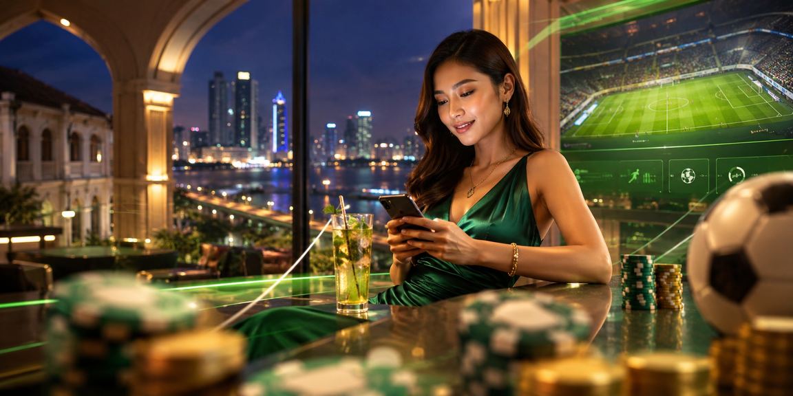Akses platform taruhan bola sepak melalui peranti mudah alih di Johor
